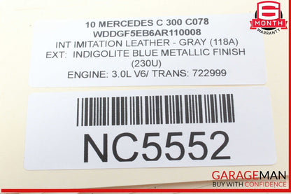06-15 Mercedes W204 C300 E350 S400 G550 Mass Air Flow Sensor 2730940948 OEM
