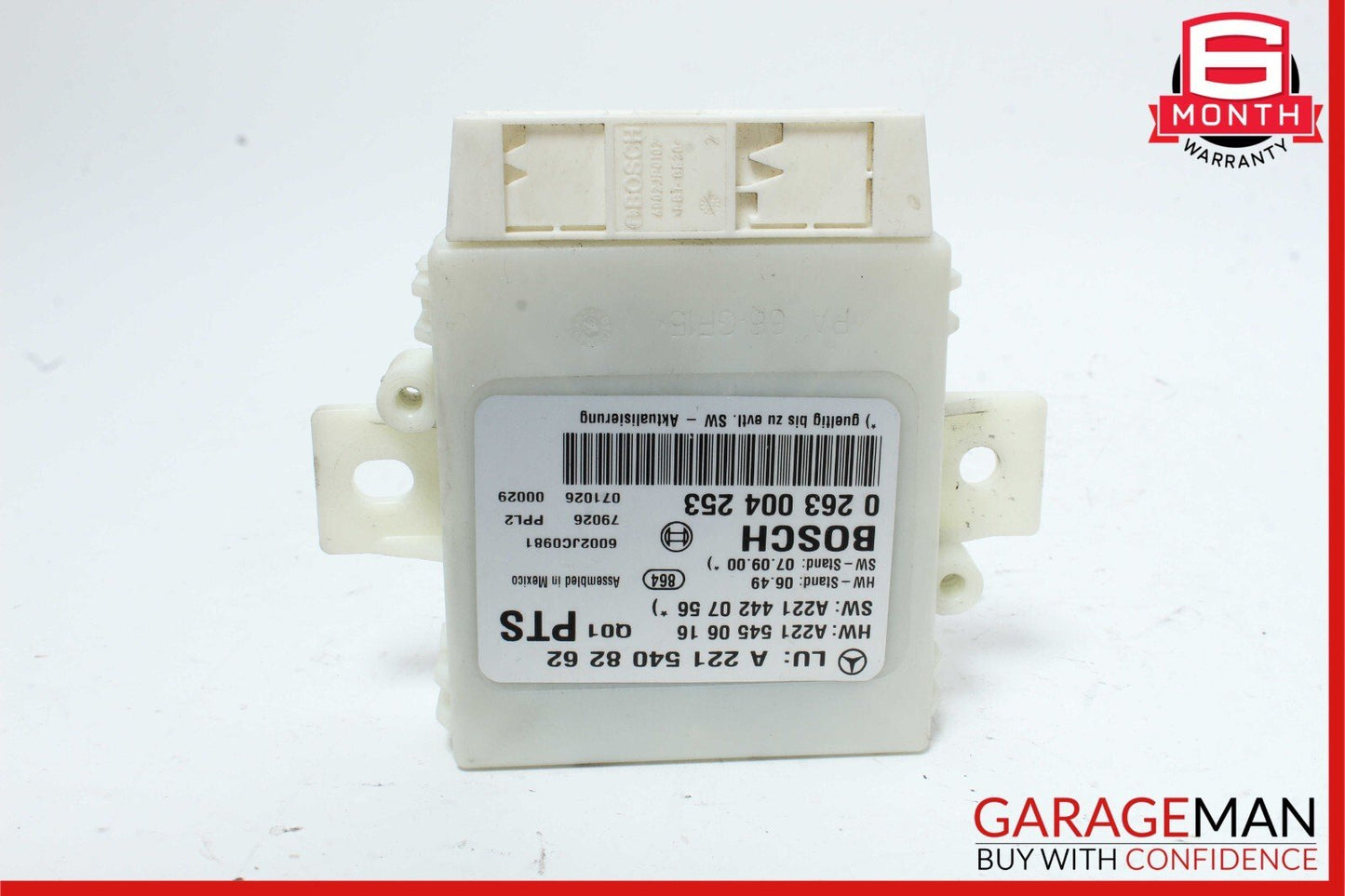 07-13 Mercedes W221 S550 4MATIC Park Assist Parktronic Control Module Unit OEM