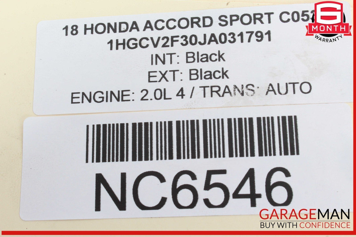 18-22 Honda Accord Sport Engine Starter Motor SM75015 OEM