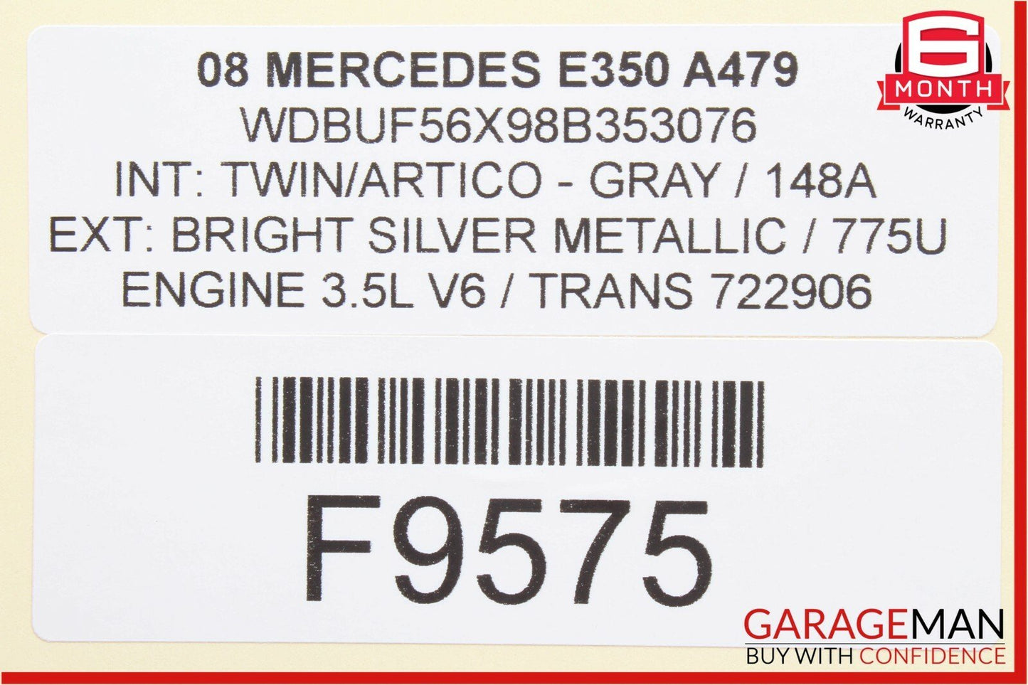 03-09 Mercedes W211 E350 E63 AMG Rear Left Side Door Controller Module Unit OEM