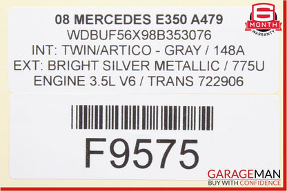 03-09 Mercedes W211 E350 E63 AMG Rear Left Side Door Controller Module Unit OEM