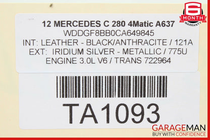 08-14 Mercedes W204 C250 C300 Rear Right Side Door Control Module Unit