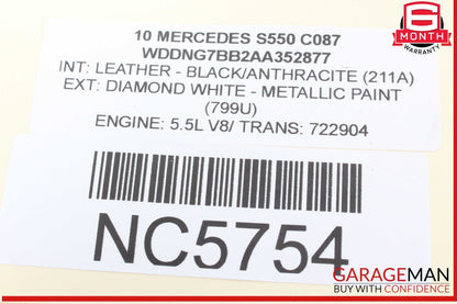 07-13 Mercedes W221 S550 CL550 Rear Trunk Lid Latch Lock Actuator 2217500085 OEM