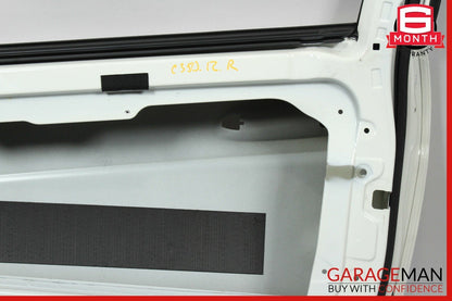 12-14 Mercedes W204 C350 Coupe Front Right Side Exterior Door Shell Frame White