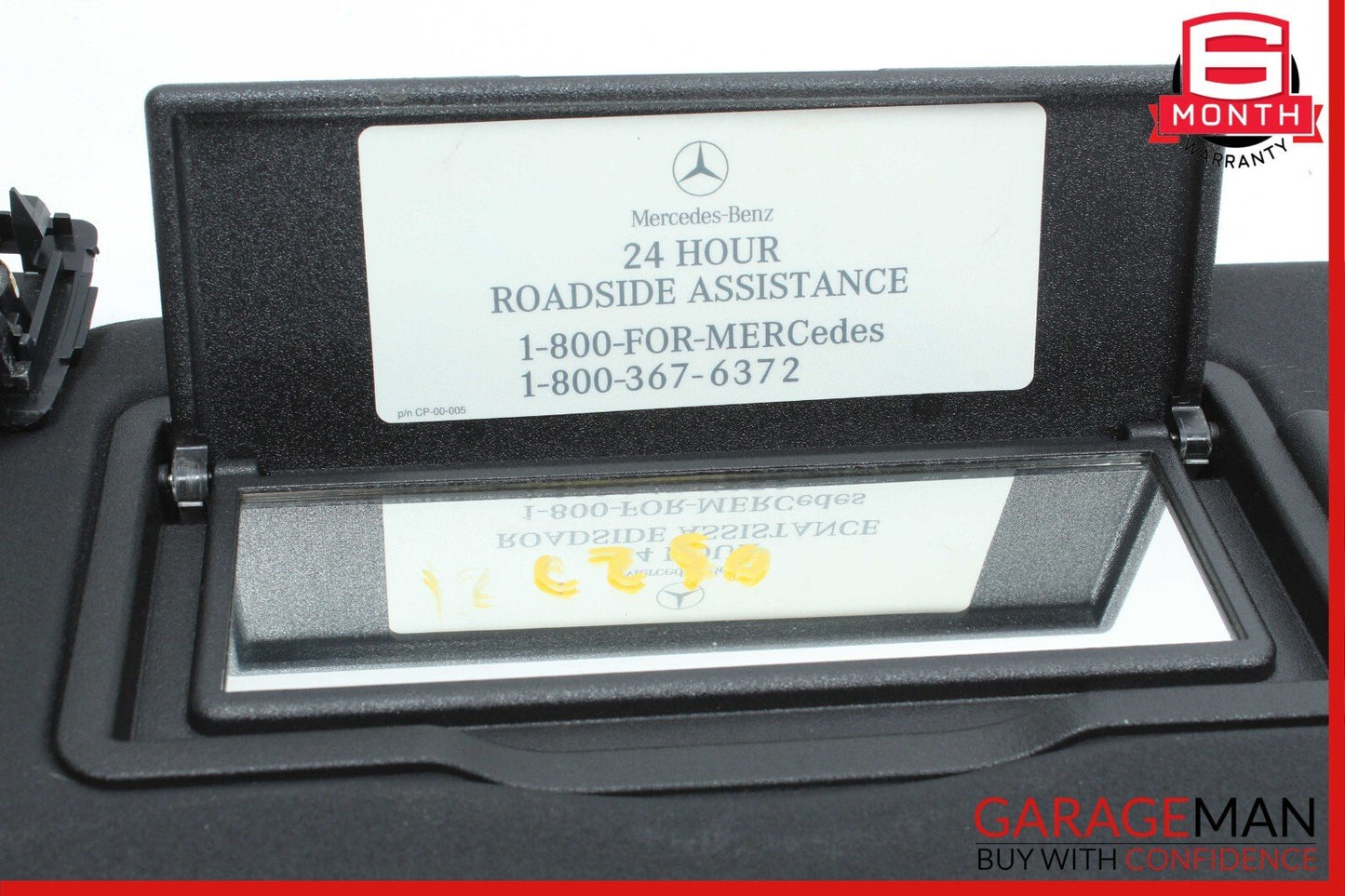 08-14 Mercedes W204 C250 C300 Front Left Side Sun Visor Sunvisor Shade Cover OEM