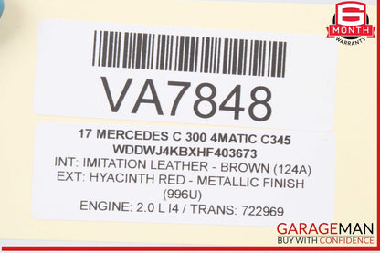 15-20 Mercedes W205 C300 4MATIC Satellite Radio Receiver Control Module Unit OEM