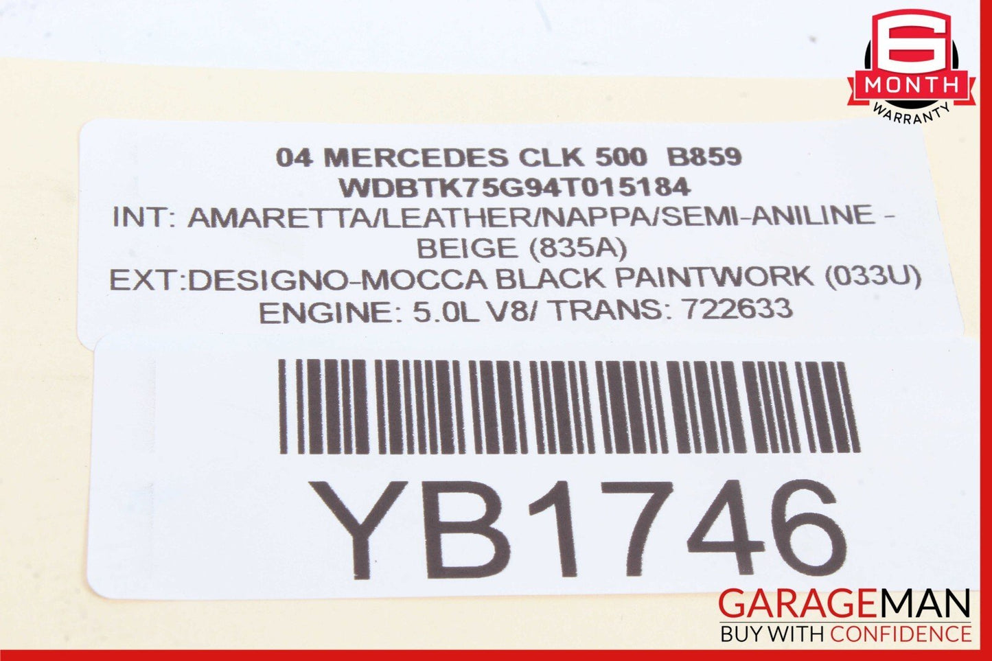 03-09 Mercedes W209 CLK500 CLK350 Front Left Side Exterior Door Handle OEM