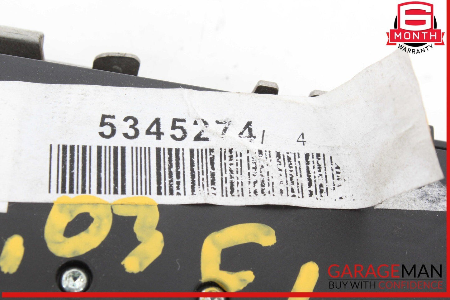 03-06 Mercedes W220 S55 AMG Left Driver Side Master Window Switch Trim Wood