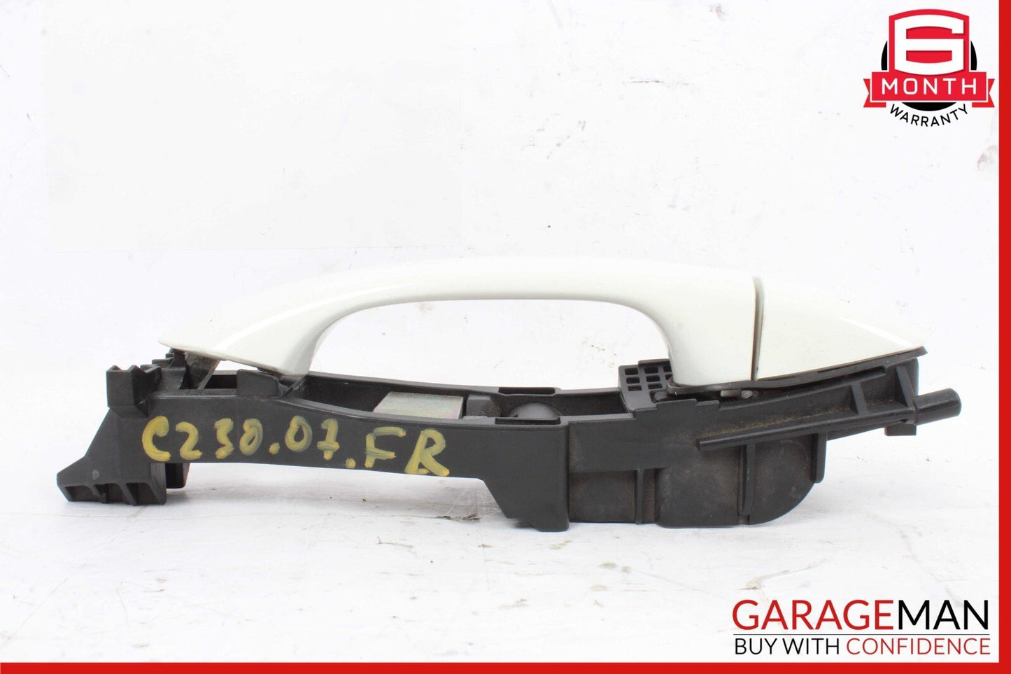 05-07 Mercedes W203 C230 Front Right Side Exterior Door Handle Calcite White OEM