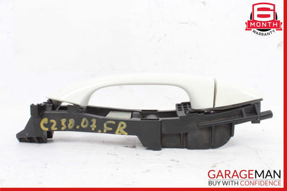 05-07 Mercedes W203 C230 Front Right Side Exterior Door Handle Calcite White OEM