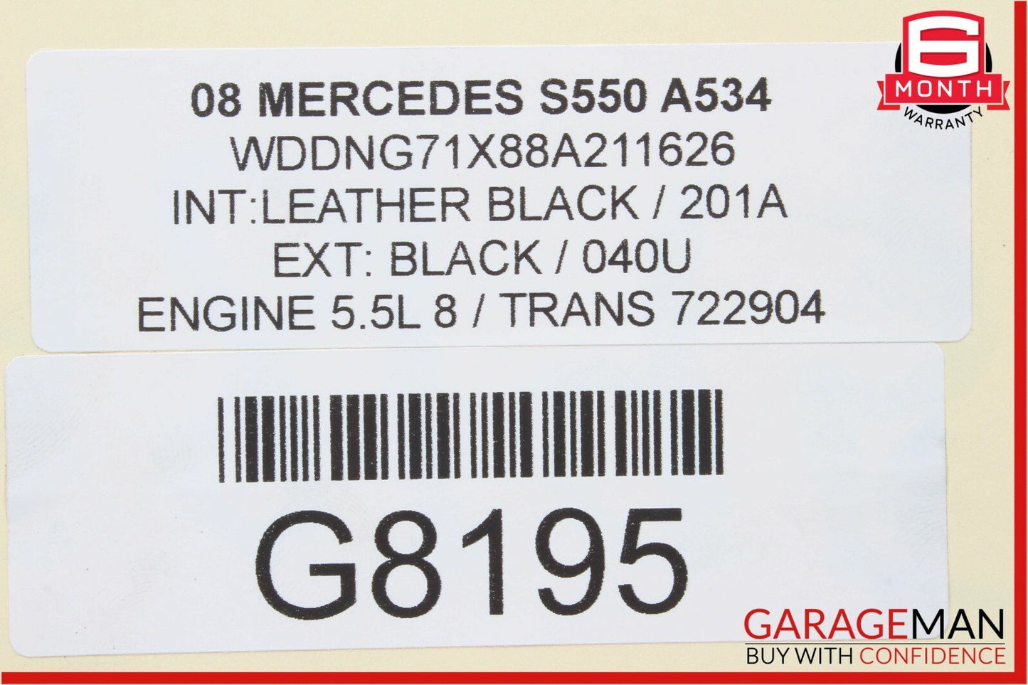 07-09 Mercedes S550 CL63 AMG Parking Back Up Reverse Distance Control Module OEM