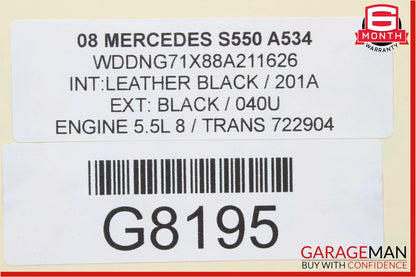 07-09 Mercedes S550 CL63 AMG Parking Back Up Reverse Distance Control Module OEM