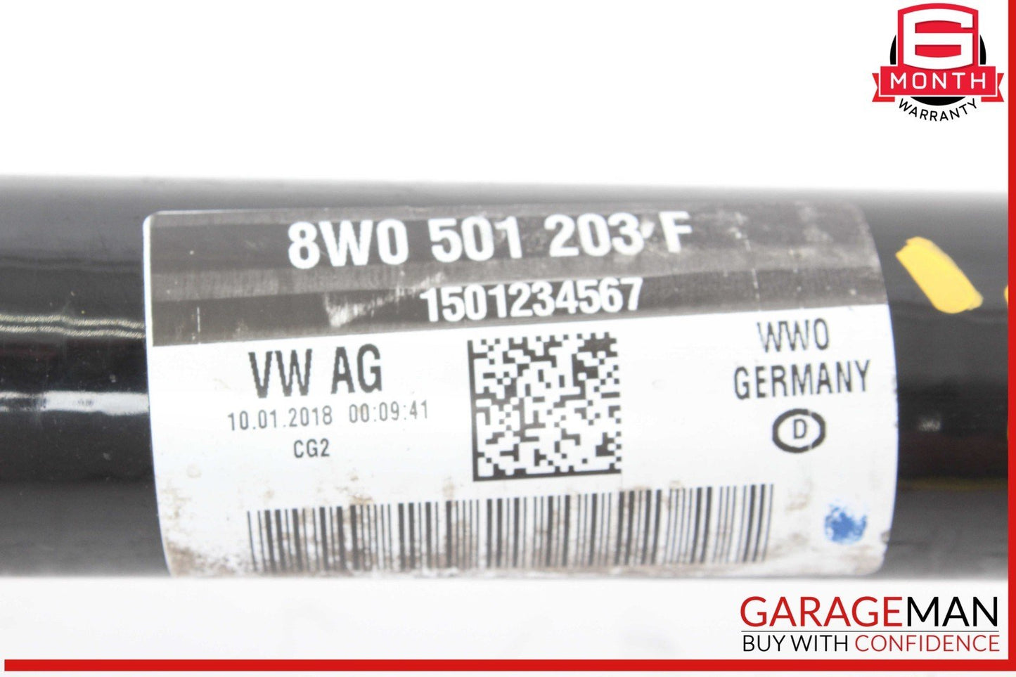18-23 Audi RS5 S5 Rear Left Driver Side CV Axle Driveshaft 8W0501203F OEM
