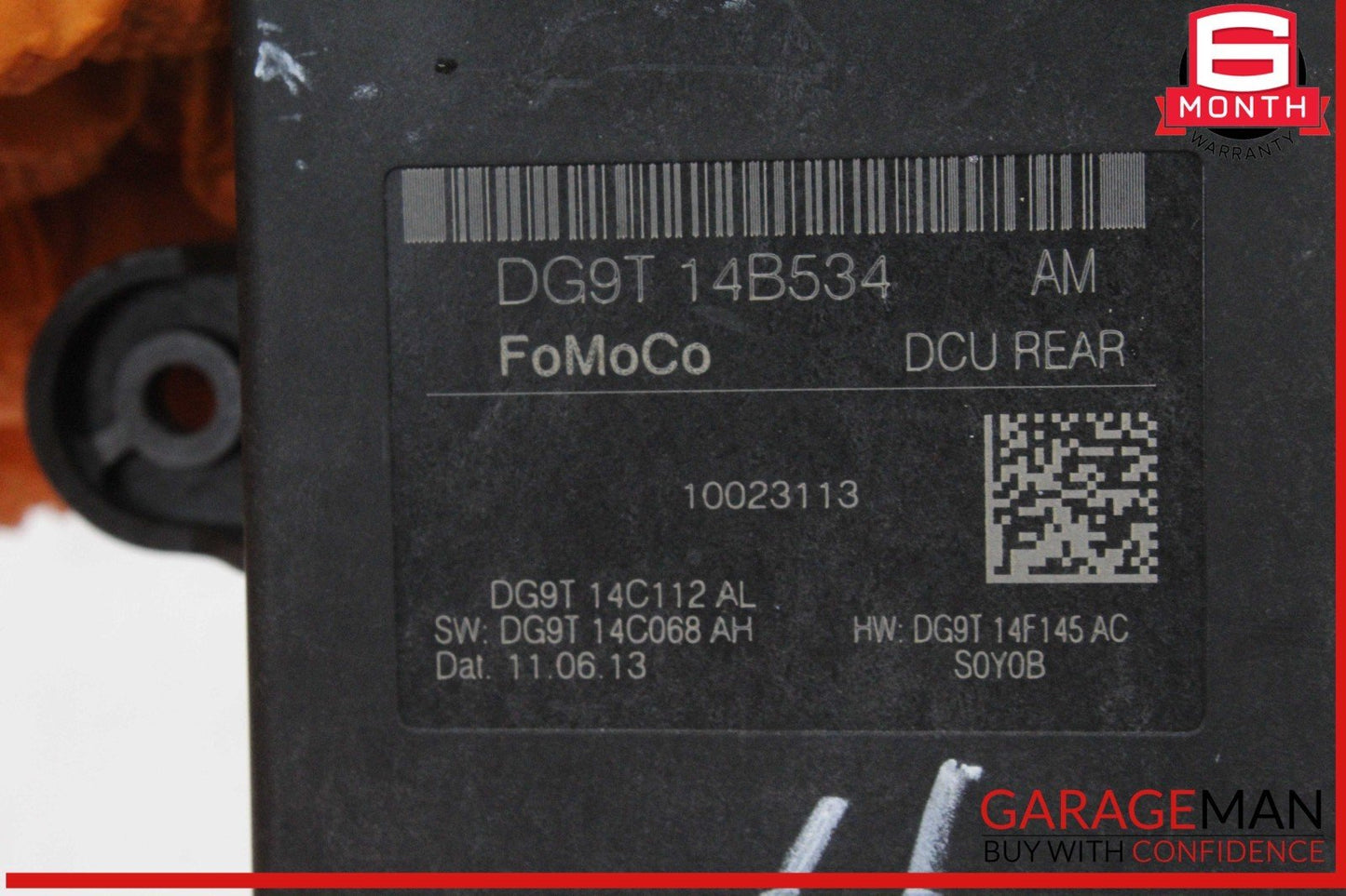 13-16 Ford Fusion Rear Left Driver Side Door Control Module Unit OEM