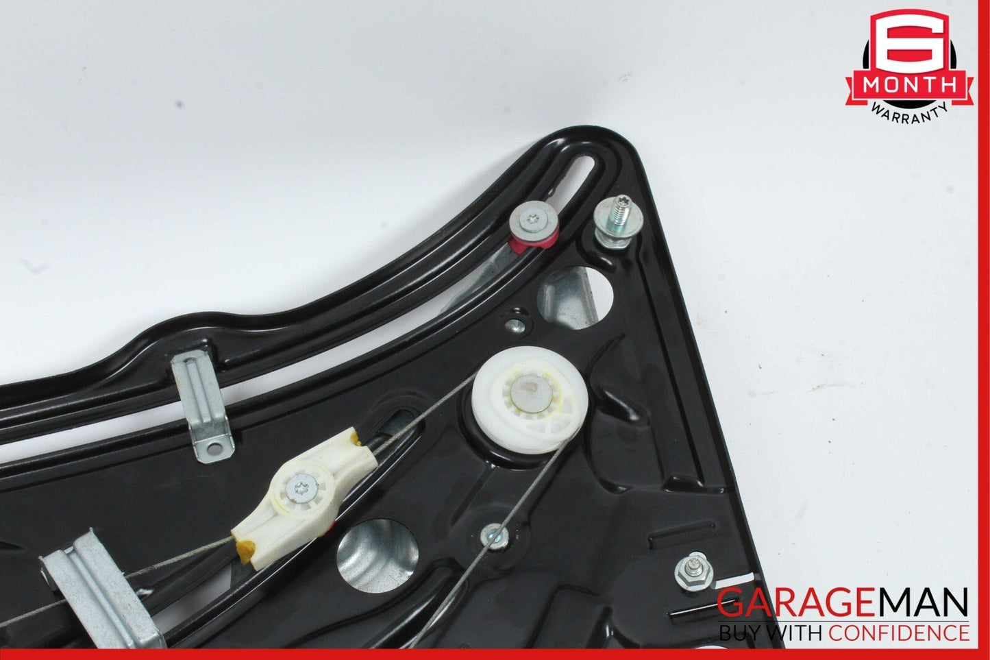 10-16 Mercedes W212 E350 Rear Right Door Window Regulator Frame w/o Motor