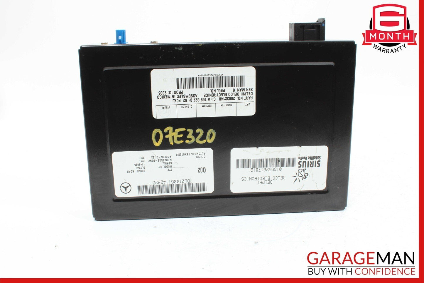 03-09 Mercedes W211 E320 SLK280 ML550 Sirius Satellite Radio Receiver Module OEM