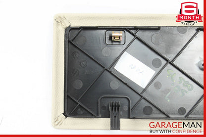 03-06 Mercedes R230 SL500 Rear Left Storage Compartment Box Cover Trim Beige
