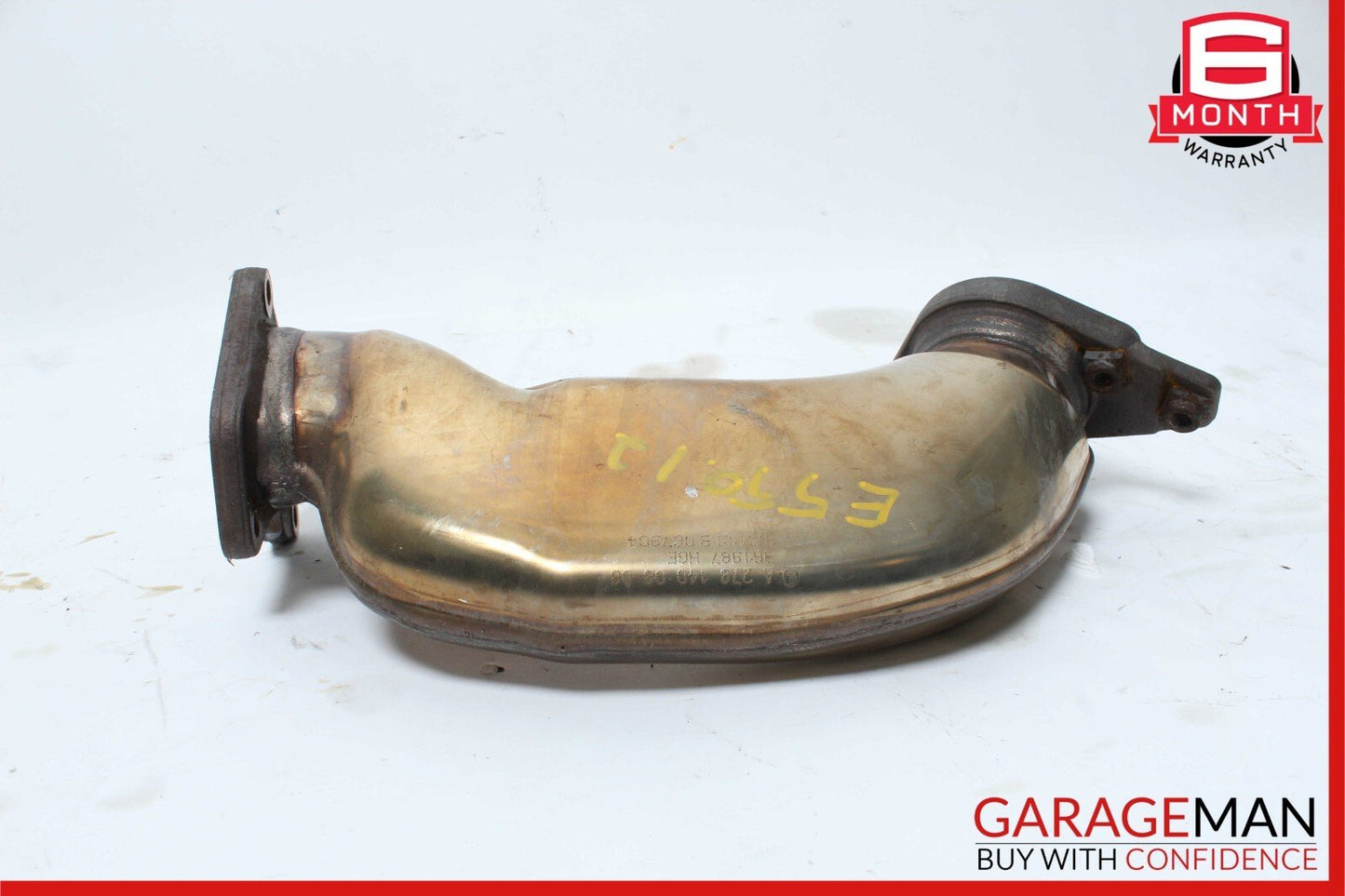 12-18 Mercedes W212 E550 CLS550 4.6L Right Exhaust Pipe Adapter 2781400808 OEM