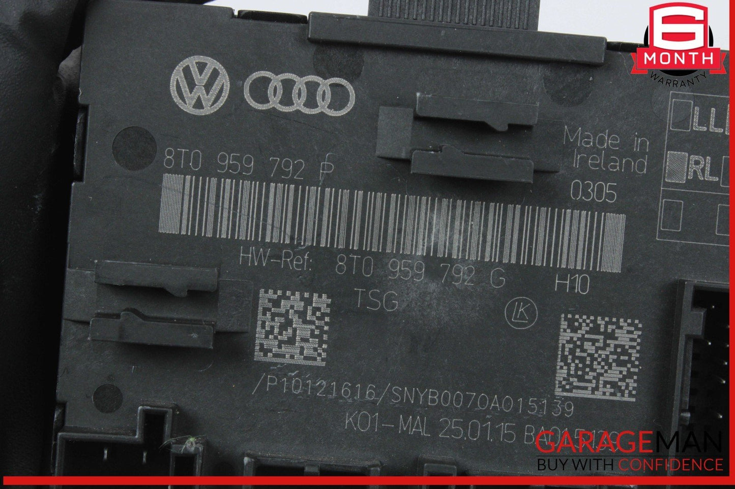 2012-2017 Audi A5 Right Front Passenger Side Door Control Module 8T0959792P OEM