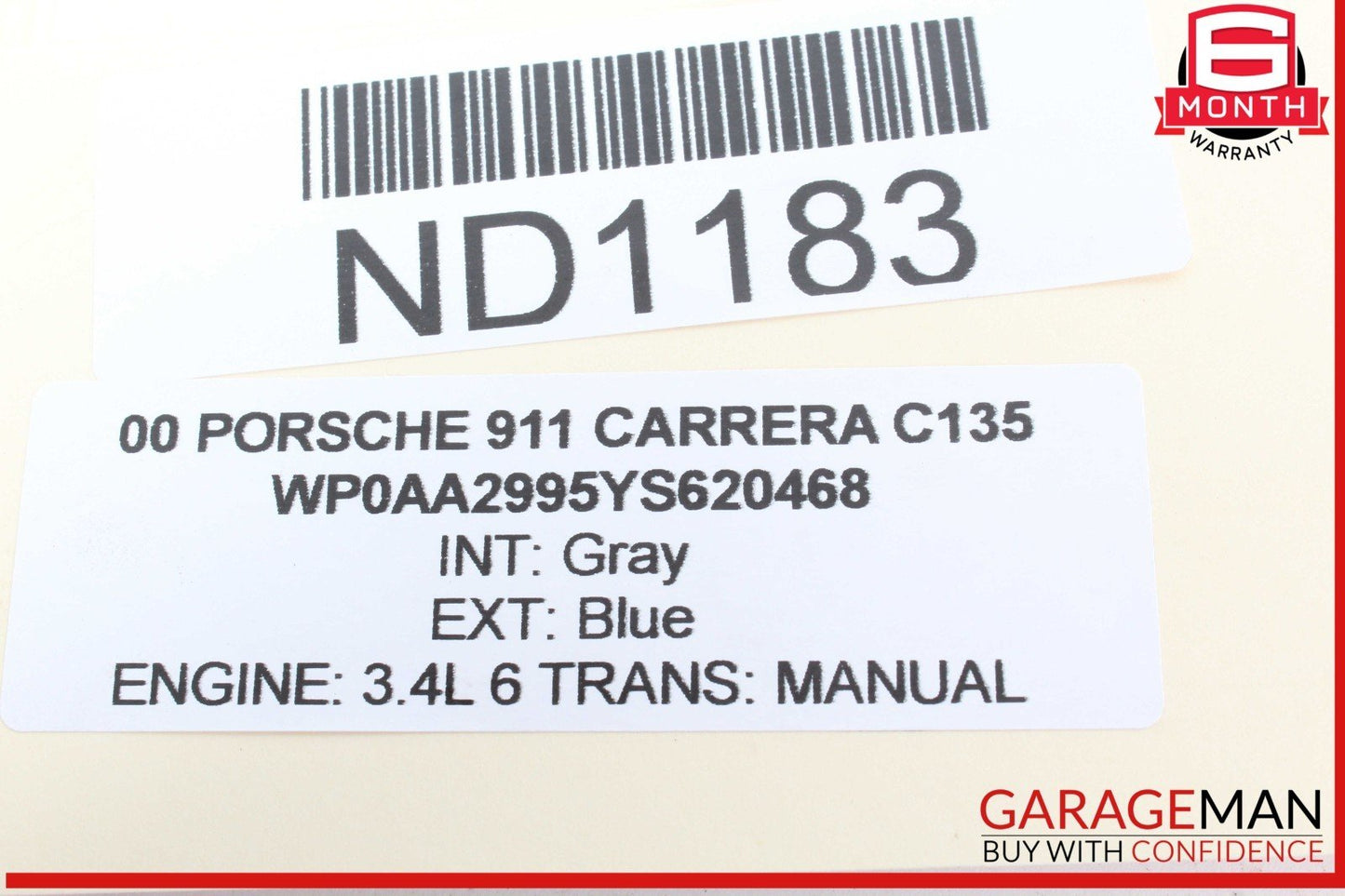 97-08 Porsche 911 996 Carrera Boxster 986 AC A/C Air Conditioning Compressor OEM