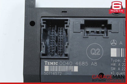 07-13 Mercedes W221 S550 Front Right Under Seat Control Module 2218707493 OEM