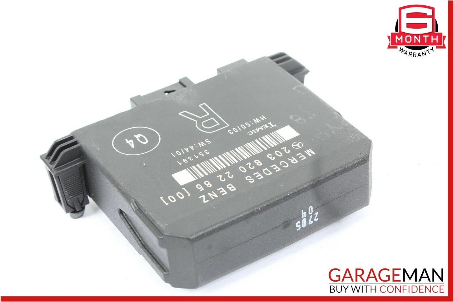 01-07 Mercedes W203 C240 C320 Rear Right Door Control Module OEM