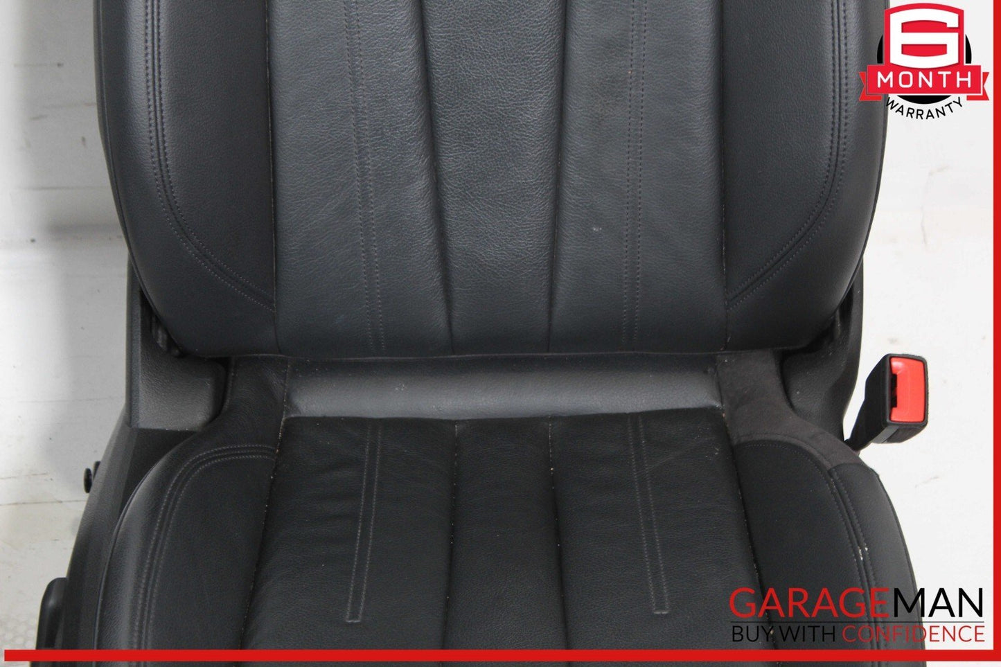17-19 Audi A4 Front Complete Seat Cushion Cover Assy Set of 2 Pc OEM