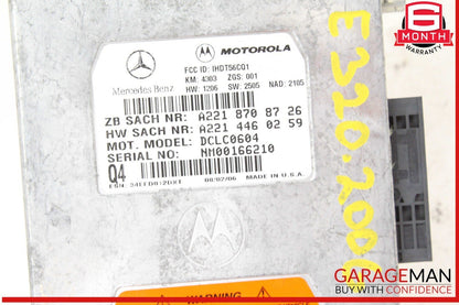 Mercedes W211 E320 CDI Voice Communication Control Module 2218708726 OEM