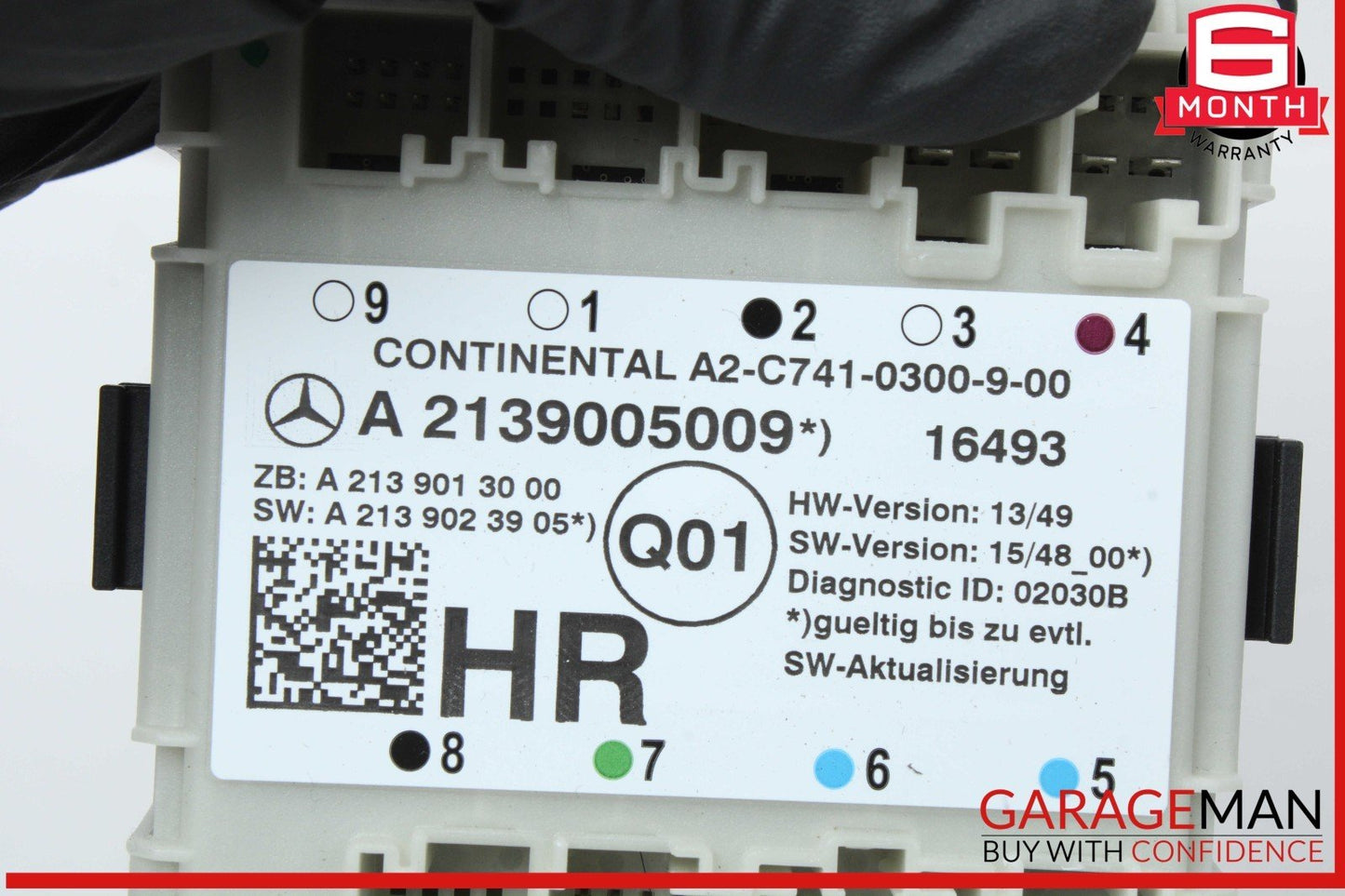 17-19 Mercedes W213 E300 E400 Rear Right Side Door Control Module Unit OEM