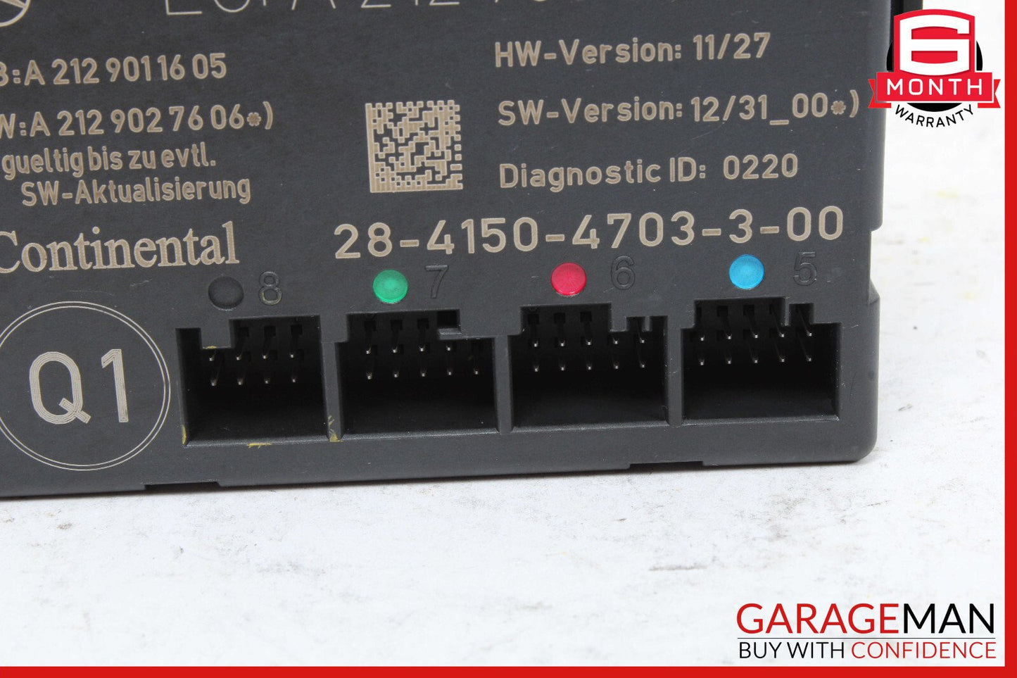 08-18 Mercedes W212 E350 C250 CLS550 Front Left Side Door Control Module OEM