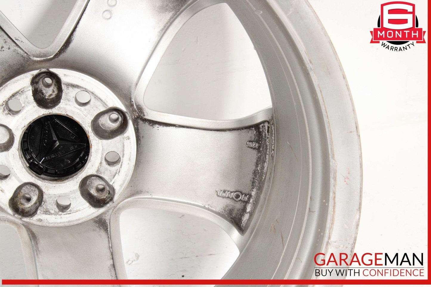 09-12 Mercedes X164 GL320 GL450 GL550 8.5 X 19 19" Wheel Rim Silver OEM