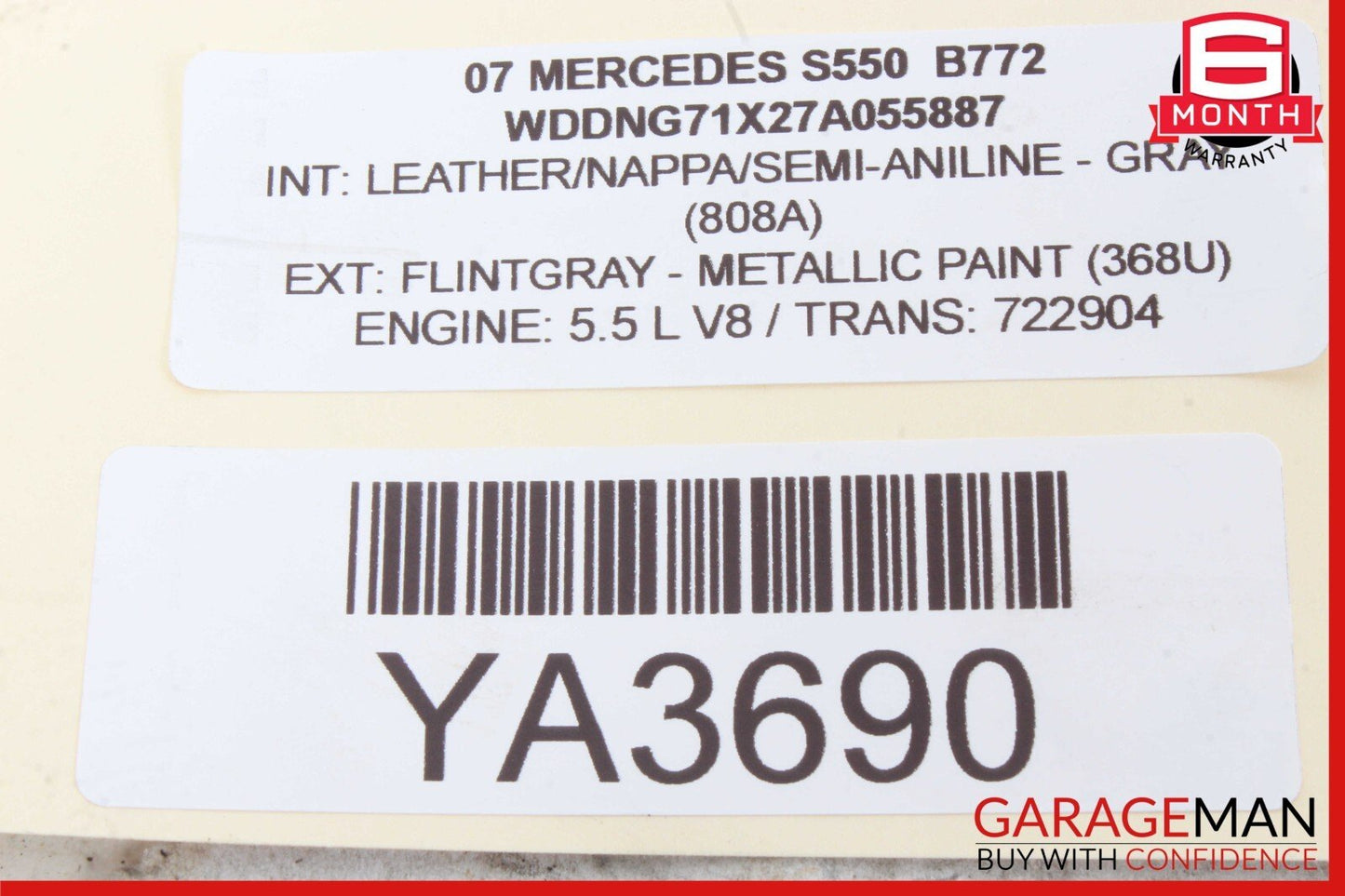 07-14 Mercedes CL550 S550 S600 Ride Height ESP Parking Sensor Controller Switch