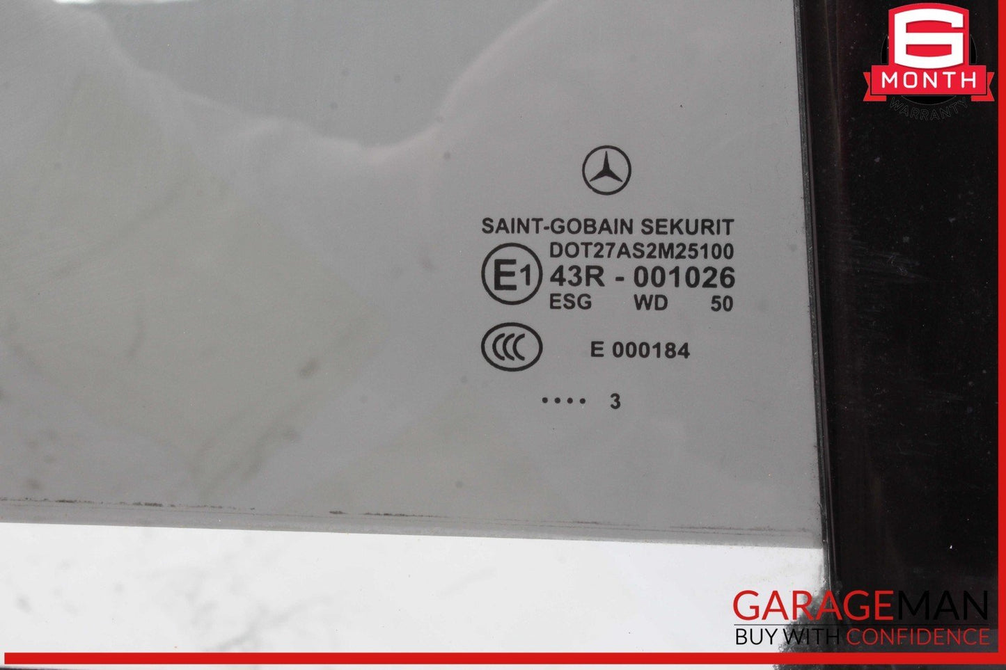 12-18 Mercedes W218 CLS550 Rear Right Passenger Side Quarter Window Glass OEM