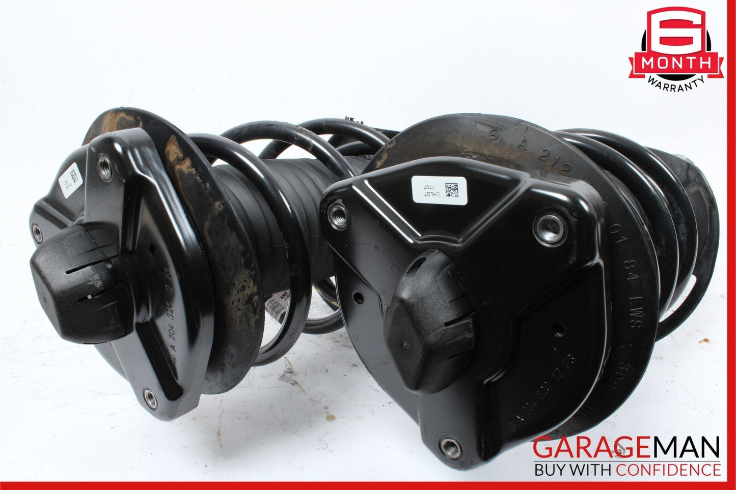 08-17 Mercedes W204 C250 C300 Front Shock Absorber Coil Spring Set of 2 Pc RWD