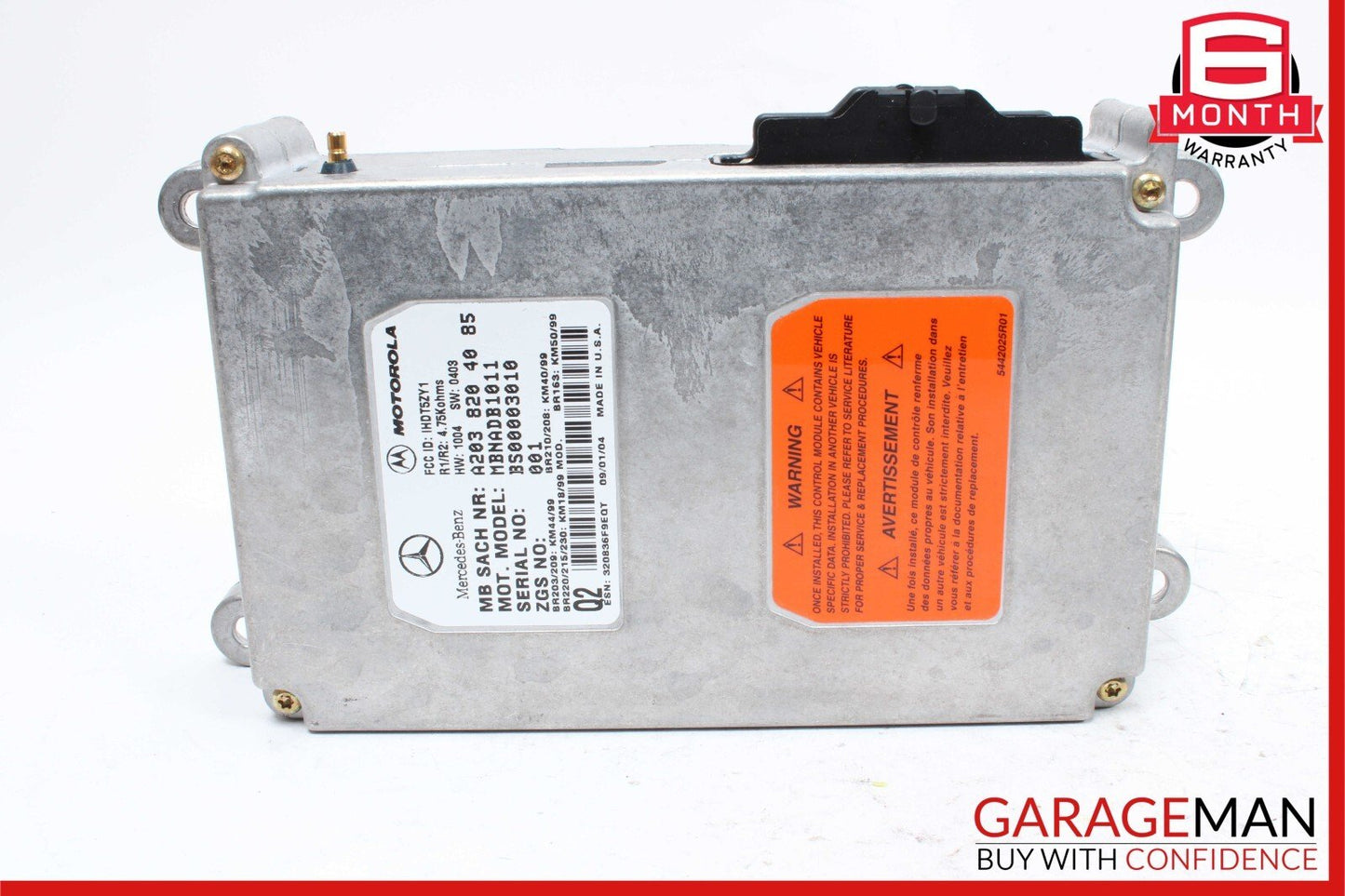 00-06 Mercedes S430 ML55 AMG CL600 Voice Phone Communication Controller Module