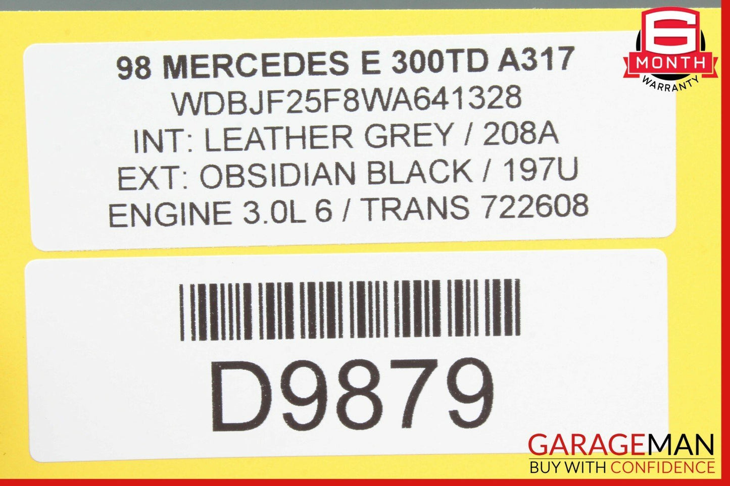 96-99 Mercedes W210 E300 Front Left Side Dash Trim Bezel Cover Panel Wood OEM