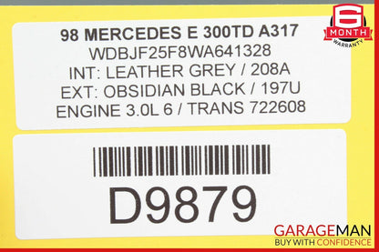 96-99 Mercedes W210 E300 Front Left Side Dash Trim Bezel Cover Panel Wood OEM