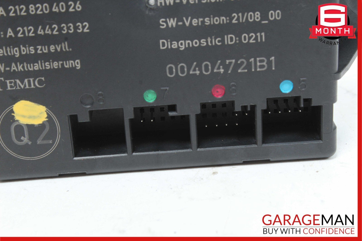 08-18 Mercedes CLS400 E350 C350 C300 Rear Right Side Door Control Module Unit