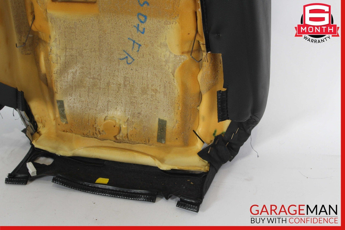 03-08 Maserati Quattroporte M139 Front Right Side Top Upper Seat Cushion Black