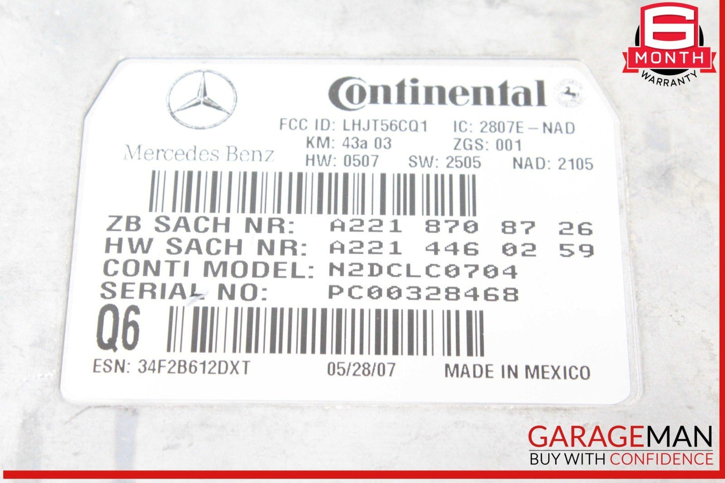 Mercedes W211 E350 Voice Communication Control Module 2218708726 OEM