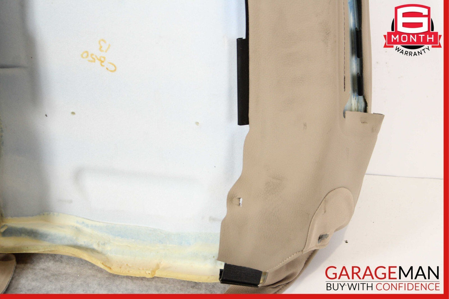 08-14 Mercedes W204 C250 Sedan Front Right Side Top Upper Seat Cushion Beige