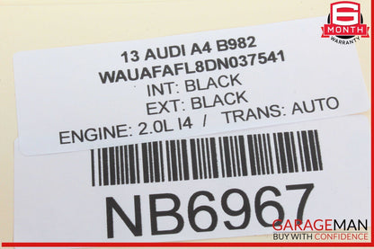 13-16 Audi A4 Steering Column Trim Cover Black 8K0858345A OEM