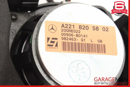 07-09 Mercedes W221 S550 S63 AMG Front Left Side Door Sound Speaker Logic 7 OEM