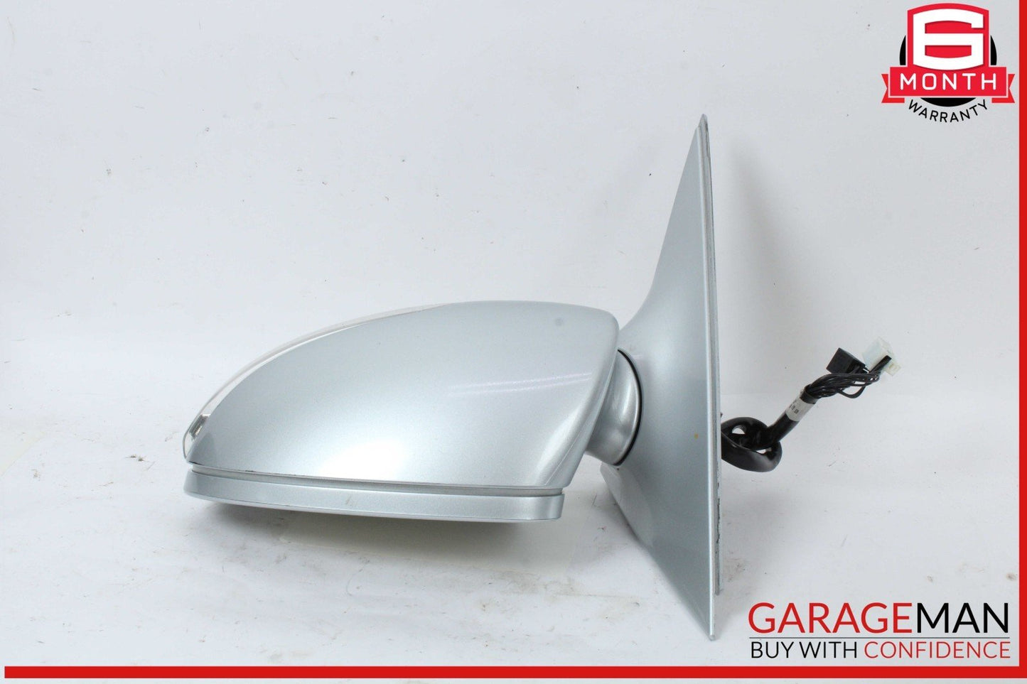 07-09 Mercedes W221 S550 S600 Front Left Side Door Rear View Mirror Silver OEM