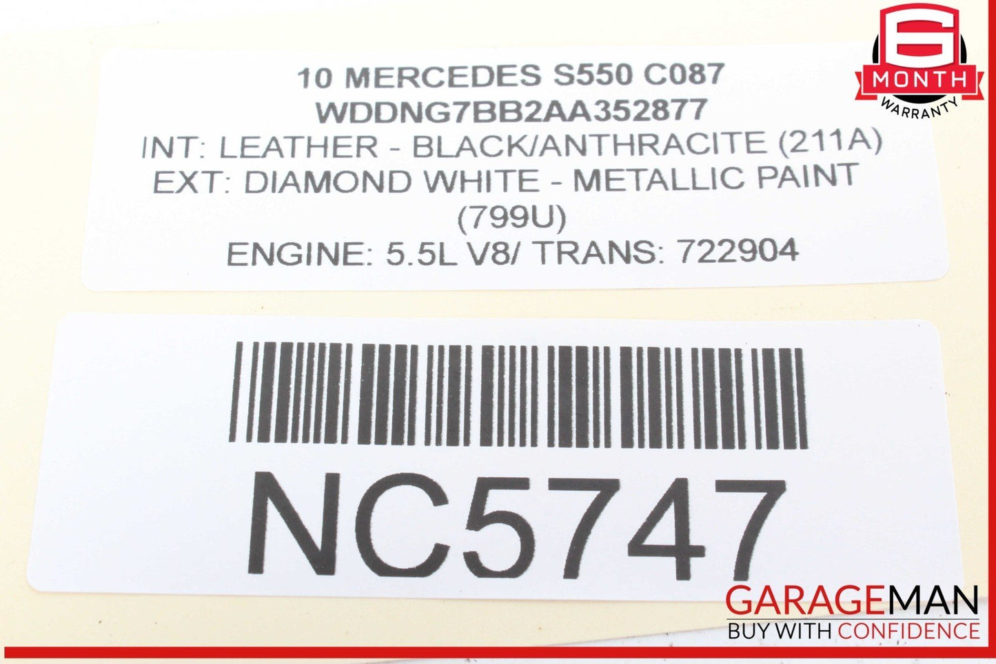07-13 Mercedes W221 S550 S63 AMG Front Right Door Control Module 2219007501 OEM