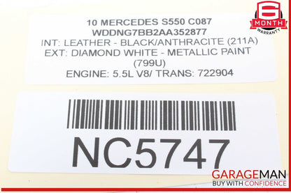 07-13 Mercedes W221 S550 S63 AMG Front Right Door Control Module 2219007501 OEM