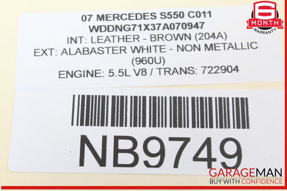 07-13 Mercedes W221 S550 CL550 Bluetooth Communication Controller Module OEM