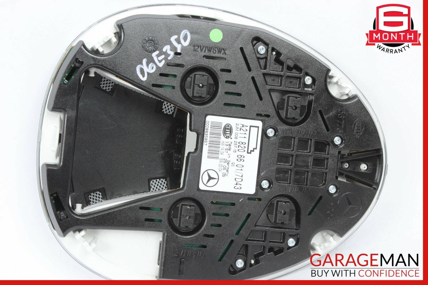03-11 Mercedes W211 E350 CLS500 Rear Overhead Dome Light Reading Map Gray OEM