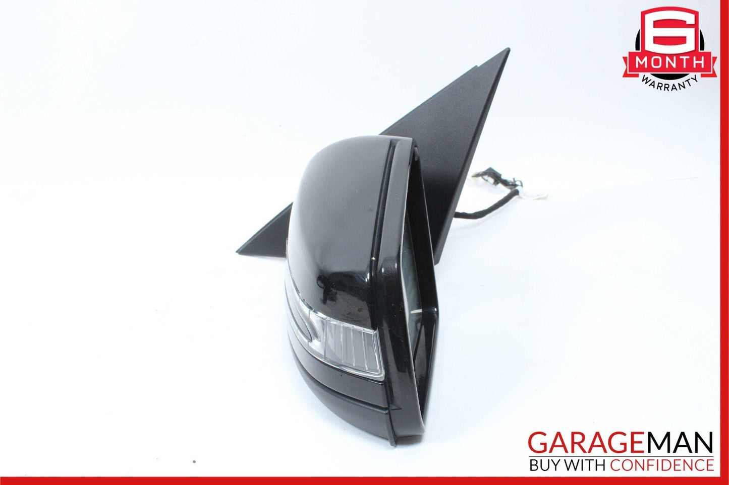 12-14 Mercedes W204 C300 Sedan Left Driver Side Rear View Door Mirror Black OEM