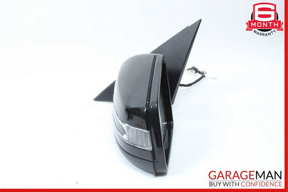 12-14 Mercedes W204 C300 Sedan Left Driver Side Rear View Door Mirror Black OEM